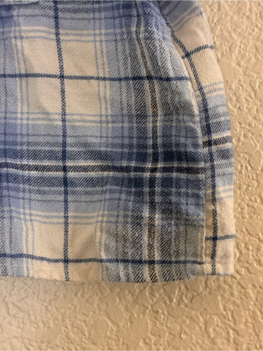 Hollister blue plaid